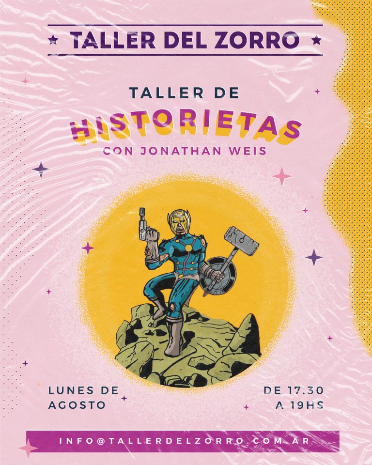En agosto super duper taller de historietas