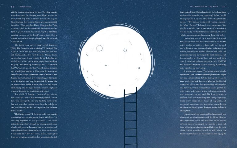 La distancia de la luna