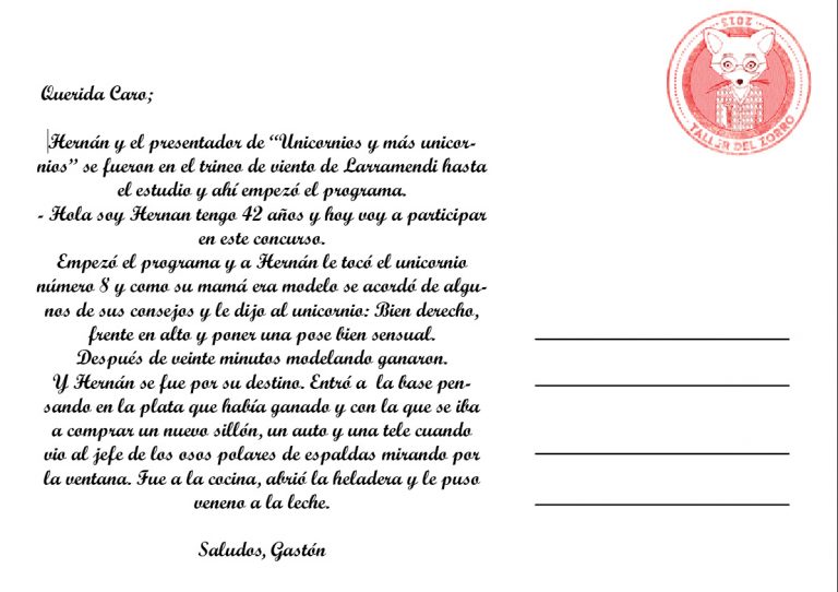 Cuentos postales. Segunda entrega