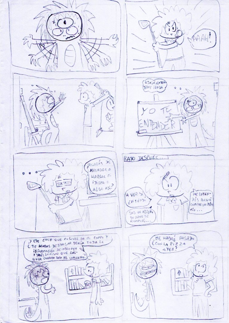 El monstruo del entintado